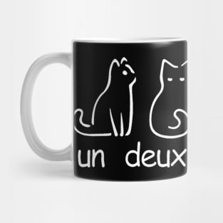 Un Deux Trois Cat Funny Cat  Cat Lovers Cat Mom Mug